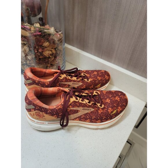 Brooks GHOST 15 Trot Happy Thanksgiving Turkey Women's Running Shoe 10.5 - Picture 4 of 10